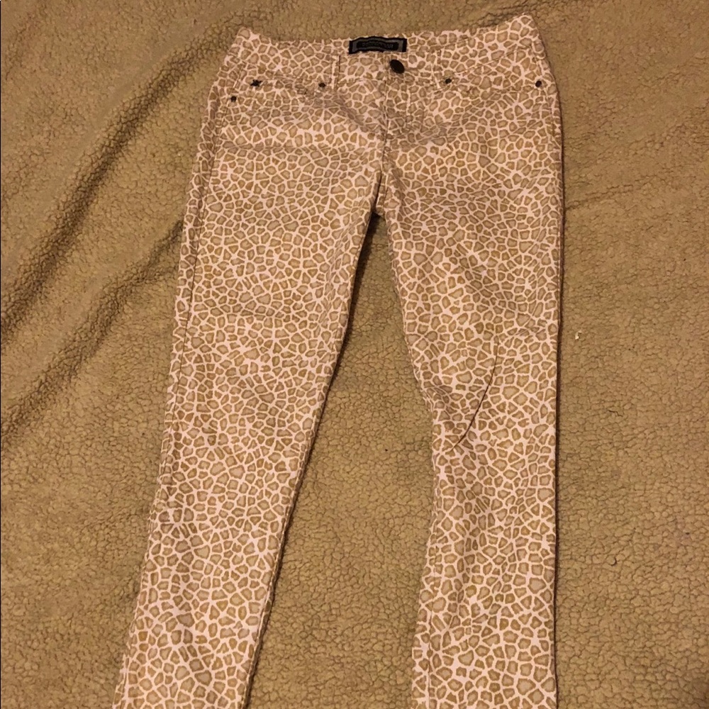 Kardashian Kollection leopard print pants